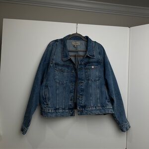 Hudson Jeans Oversized Union Jack Denim Jacket(unworn new with tags)